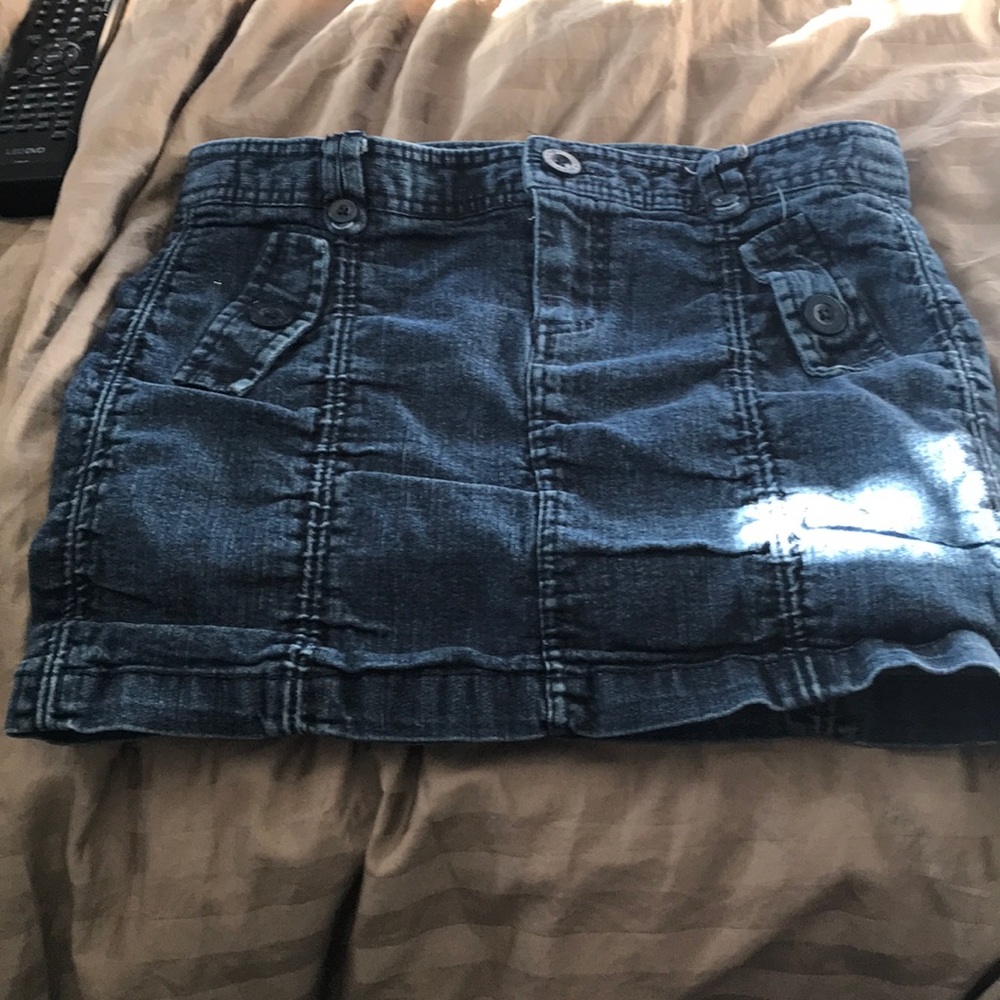 Miley Cyrus Max Adria Blue Jean Skirt size 9